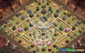 Best Copy Base Layout for Clash of Clans TH17 #47310