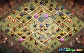 Best Copy Base Layout for Town Hall 17 #47311