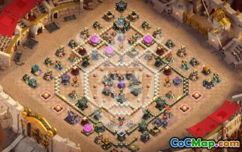 Top Town Hall 17 Base Layouts with Copy Links #47313