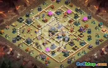 Copy Town Hall 17 Base Layouts with Link #47331