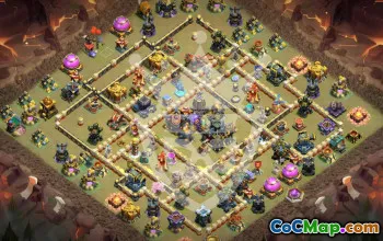 Best Copy Base Layout for Town Hall 17 #47359