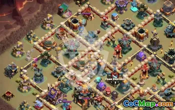 Top Copy Base Layout for Clash of Clans TH17 #47360