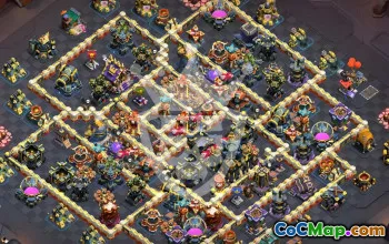Copy Top TH17 Clash of Clans Base Layout #47362