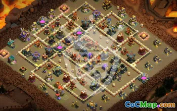 Top Clash of Clans TH17 Base Layouts with Link #47364