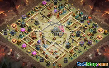 Copy Town Hall 17 Base Layouts with Link #47369