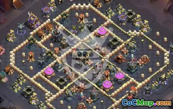 town hall 17, trophy/war base layout #47378