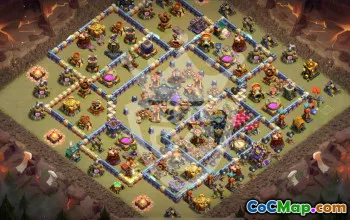 Optimized Town Hall 17 Base Layouts for CoC #47383