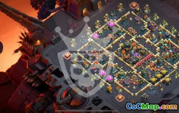 town hall 17, trophy/war base layout #47388