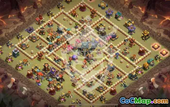 Best Copy Base Layout for TH17 Clash of Clans #47395