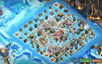 Top Copy Base Layout for TH17 Clash of Clans #47402