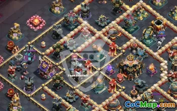 town hall 17, trophy/war base layout #47413