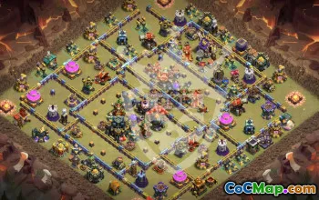 Copy TH17 Base Layouts for Clash of Clans #47430