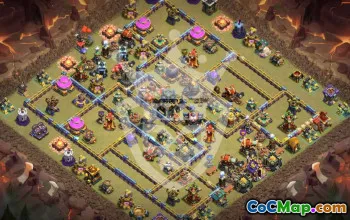 Copy TH17 Base Layouts for Clash of Clans #47431