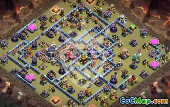 Top Copy Base Layout for Town Hall 17 #47450
