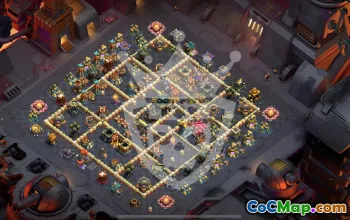 Best Copy Base Layout for Town Hall 17 #47459