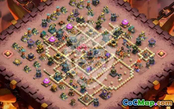 Best Copy Base Layout for Town Hall 17 #47462