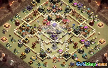 Clash of Clans TH17 Base Layouts with Link #47466