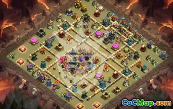 Best Copy Base Layout for TH17 Clash of Clans #47487