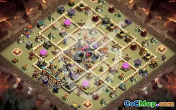 Top Clash of Clans Base Layouts for TH17 #47504