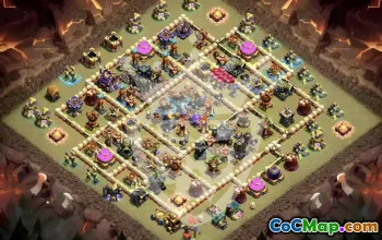 Copy Top TH17 Clash of Clans Base Layouts #47506