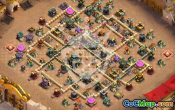 Top Copy Base Layout for CoC Town Hall 17 #47513