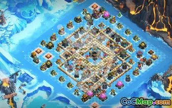 Top Clash of Clans TH17 Base Layouts with Copy Link #47514