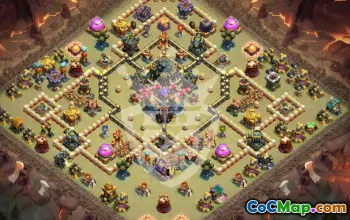 Top Copy Base Layout for Town Hall 17 #47529