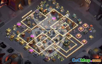 Top Clash of Clans TH17 Base Layouts with Copy Link #47531