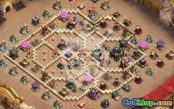 Top TH17 Base Layouts & Maps for CoC #47543