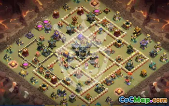 Copy TH17 Base Layouts for Clash of Clans #47546