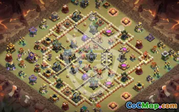 Copy Top Clash of Clans TH17 Base Layouts #47547