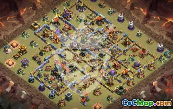 Top Copy Base Layout for Clash of Clans Town Hall 17 #47576