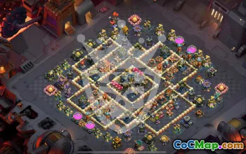 Top Copy Base Layout for TH17 Clash of Clans #47594