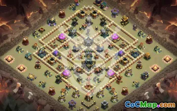 Top Clash of Clans TH17 Base Layouts & Maps #47599