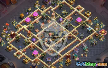 Best Clash of Clans TH17 Base Layout with Link #47614