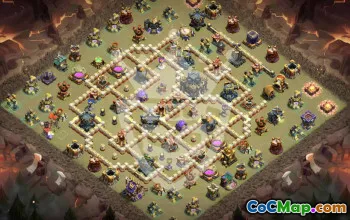 Top CoC Town Hall 17 Base Layouts with Link #47616