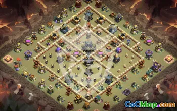 Top Clash of Clans Base Layout for TH17 #47618