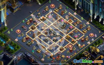 Copy Top TH17 Clash of Clans Base Layouts #47634