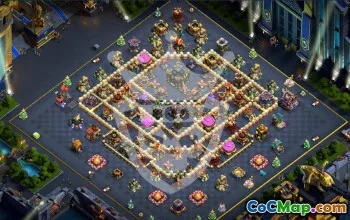 Top Copy Base Layout for Clash of Clans TH17 #47637