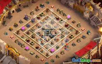 Perfect Town Hall 17 Base Layouts for Clash of Clans #47640