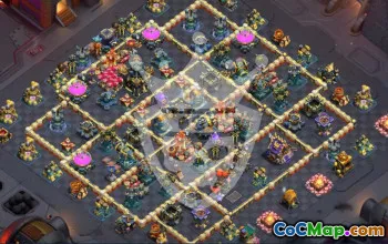 town hall 17, trophy/war base layout #47671