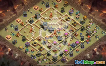 Top Copy Base Layouts for Clash of Clans TH17 #47676
