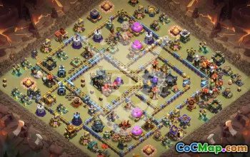 Top Copy Base Layouts for Town Hall 17 #47706