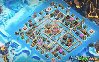 Top Copy Base Layout for Clash of Clans TH17 #47708