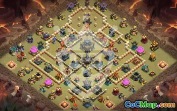 Top Clash of Clans TH17 Base Layouts to Copy #47715