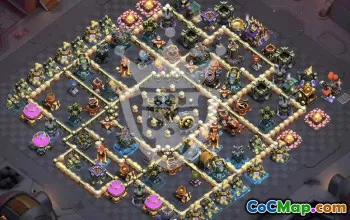 town hall 17, trophy/war base layout #47731