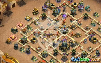 town hall 17, trophy/war base layout #47757