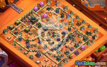 town hall 17, trophy/war base layout #47764