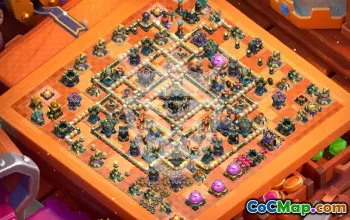 Best Copy Base Layout for Town Hall 17 #47788