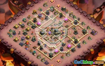 Copy Top TH17 Clash of Clans Base Layouts #47800
